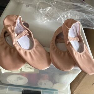 Flat ballet slippers leather ballet shoes